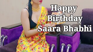 Indian beautiful Saara bhabhi celebrate her birthday with devar ji saara bhabhi give return gift devar ji sexy creampie pussy