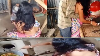 Indian Nude House wife kitchen sex