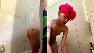 Small Tits Shower