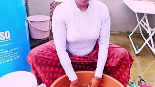 Indian maid sex, the housekeepers daughter sex blowjob owner of the house. Telugu dirty talks. పనిమ