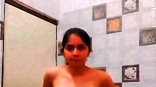 Desi Girl Shower & Make Video For Her BoyFriend