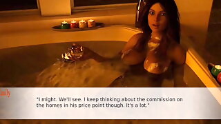 Кончили Внутрь, Ванна, 3Д