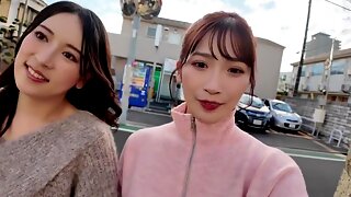 Japanese Lesbian, Asian, MILF, Amateur, Outdoor, Big Tits