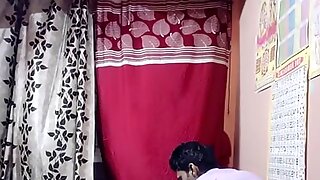 When he was not at home, I went to her room at night, saw that her contagion was clearly visible due to her nightie being comple