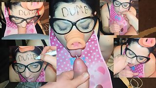 We were made to be cumsluts PIG WIFE CUM WHORE