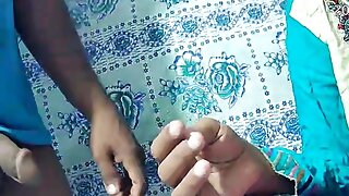 Indian tight pussy maid and boobs sex