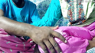 Indian young man and old woman sex