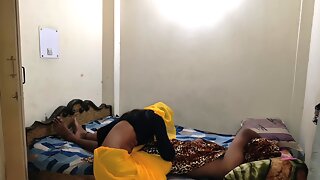 Indian Hot saree bhabhi sucking my cock and hardcore sex with devar