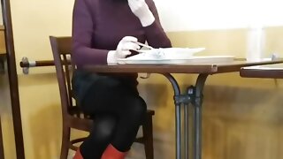 Masturbation Devant Voyeur, Voyeur Réel Amateur, Masturbation Jambes Croisees