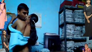 Telugu Girl office sex hard with boss