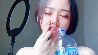 Hairy Asian Pussy Solo