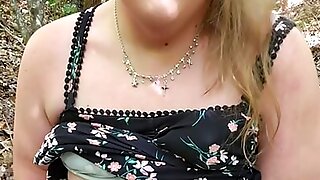 Milf Solo Masturbation Outdoors