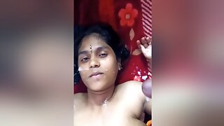 Sucking Bhabhi With Bindiya Desi Cock Cum On His Face