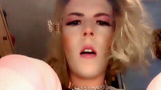 Femboy Riding Dildo