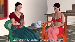 Indian Desi sumptuous Widow sis in Law Had fucky-fucky with the Borrower the Lender Fucked