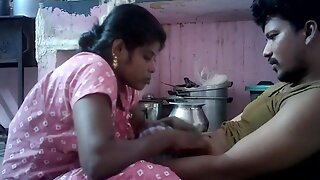 Indian Village House Wife Romantic Kissing Ass Housband