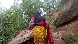 Village Bhabhi Facked By A School Student 18+ In Forest