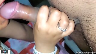 Blowjob For The First Time After Marriage