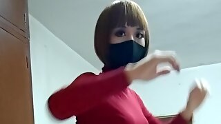 Asian Crossdresser Solo