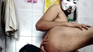 Hot Desi Couple Enjoying In Bathroom With 18 Years