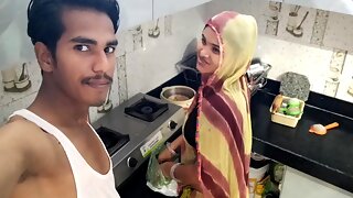 Naughty Housewife Indian Desi Bhabhi With Cooking Making By - Vinodshorts