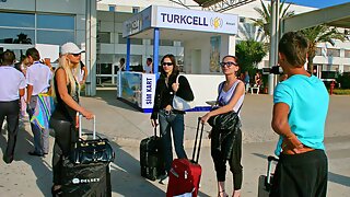 Celebrity Sex, Group Sex, Bella, Turkey, Vacation Sex, Blonde