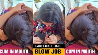 Roleplay First Office Blow Job in Office with my Paki Gf