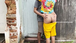 Sri Lankan Campus chick Outdoor Fuck With Stranger