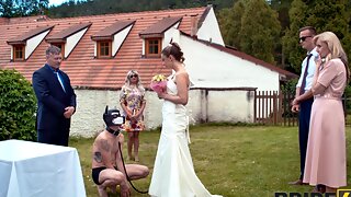 Offentlig, BDSM, Svälja, Hemmafru, Brud, Kom I Mun