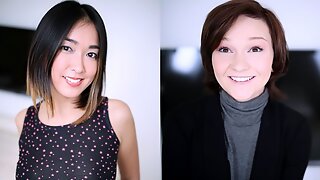 Asian Eye Contact Handjob