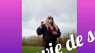 Mature Shemale Smoking