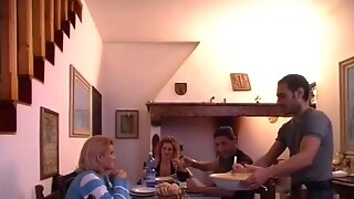 Vintage Foursome Anal, Italian Vintage