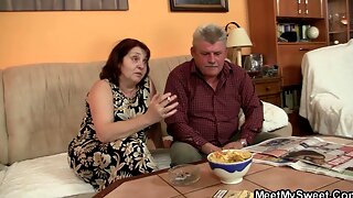 Granny Seduces Young