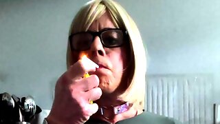 Mature Shemale Smoking