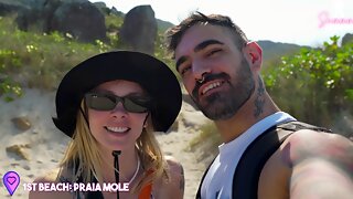 Brazylia, Plaża, Sperma W Ustach, Plener, Nudysci