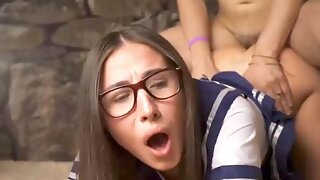 Enseignante Brune, Ados Anal, Unifome Ecoliere