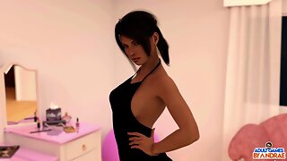 Anime, 3D, Lesbisch, Badkamer
