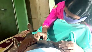 Gorgeous mature aunty enjoys swallowing cum and licking up the creampie