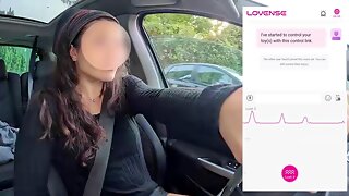 Sex Toy Testing, Lovense, Italian Upskirt