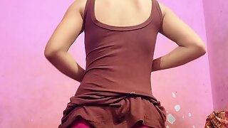 Desi lady in satin outfit explores fantastic fashion in thrilling first-time sex video