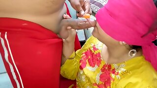 Hot Indian stepmom shares bed for a steamy desi romance with dewar