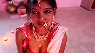Tamil mother enjoys anal sex with young desi hotty