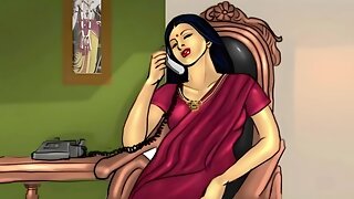 Savita Bhabhi episode 8 - The Job Interview - Indian 3D porn Comics