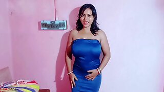 Indian babe Sanjana craves her lovers company while home alone