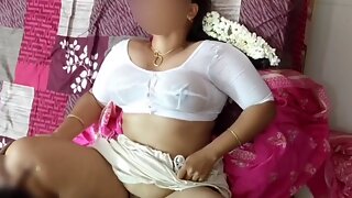 Sexy Indian wife cheats in wet blouse, huge tits bounce during fast romp