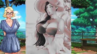 Sylvia explores the city with MissKitty2K in this hot manga porn adventure