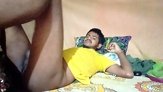 Multiple gay cumshots with grandpa and twink creampies