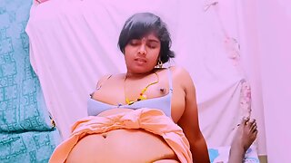 Erotic escapades of an Indian bhabi: Pregnant beauty satisfies husbands stepbro in scandalous affair