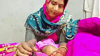 Desi housewife from the village masturbates sensually and takes a load in her mouth