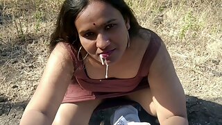 Desi MILF gets cum on her face at FapHouse
